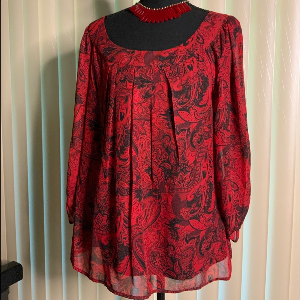 😍Beautiful Blouse intricate detailing. NWT